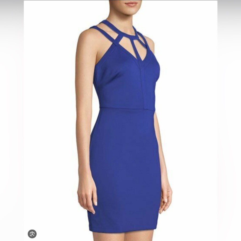 Guess blue cutout dress. New with tags size 10
